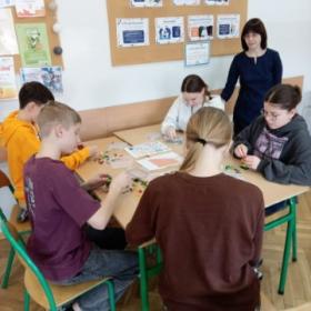 Warsztaty dla klasy 8A LEGO SERIOUS PLAY