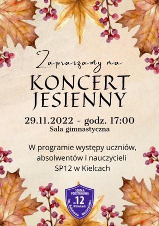 Koncert jesienny-plakat