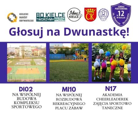 Plakat promujący głosowanie w ramach Budżetu obywatelskiego