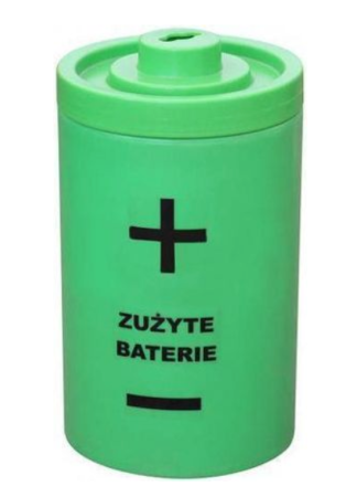 Pojemnik na zużyte baterie