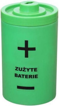 Pojemnik na zużyte baterie