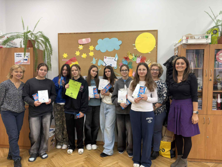 Nagrodzeni uczniowie i nauczyciele