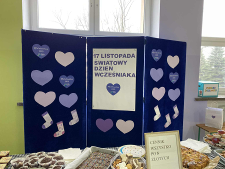 Tablica informacyjna dotycząca akcji