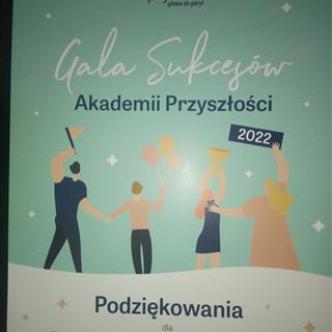 gala Przyszłości podziękowania