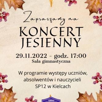 Koncert jesienny-plakat