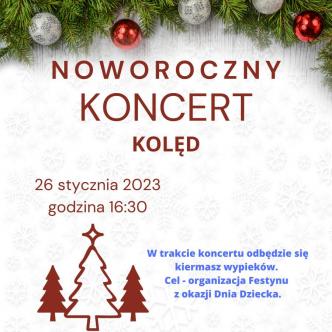 Plakat koncertu noworocznego