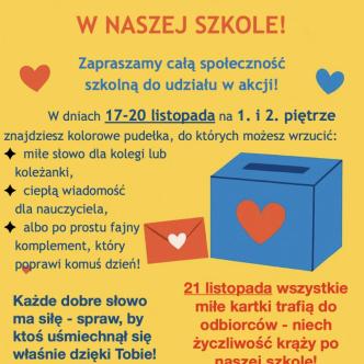 plakat promujący tydzień życzliwości 