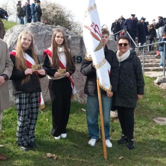 szkolny poczet sztandarowy