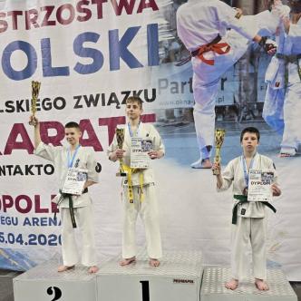 Zawodnicy na podium